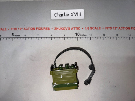 1/6 Scale Vietnam Military Backpack Radio with Handset - GI Joe