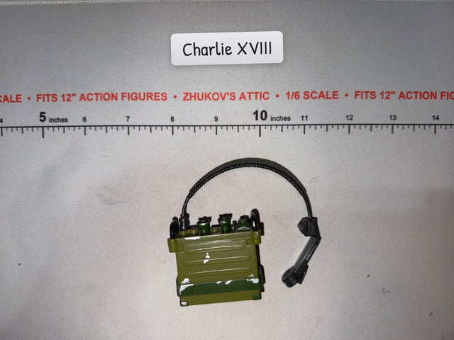 1/6 Scale Vietnam Military Backpack Radio with Handset - GI Joe