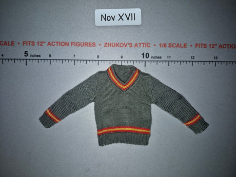 1/6 Scale Modern Civilian Harry Potter Gryffindor V-Neck Sweater - Star Ace
