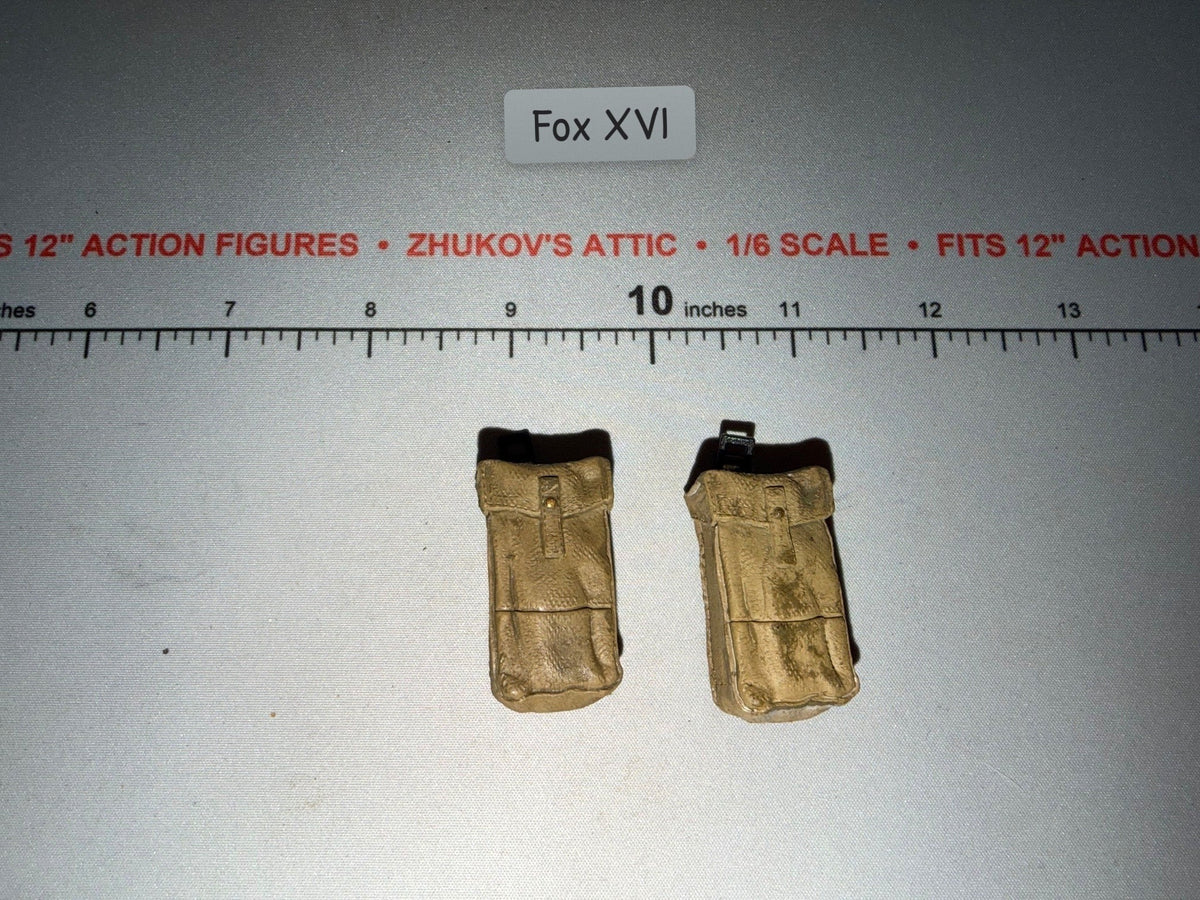1/6 Scale WWII British Kidney Ammunition Pouches