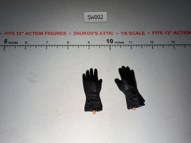 1/6 Scale WWII German Black Gloved Hands