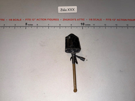 1/6 Scale WWII German Army Entrenching Tool Shovel with Cover - Ultimate Soldier
