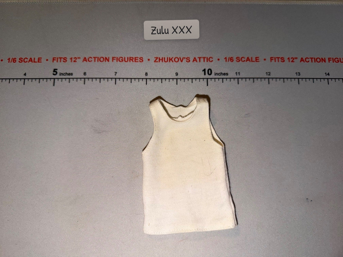 1/6 Scale Modern Era White Sleeveless Undershirt