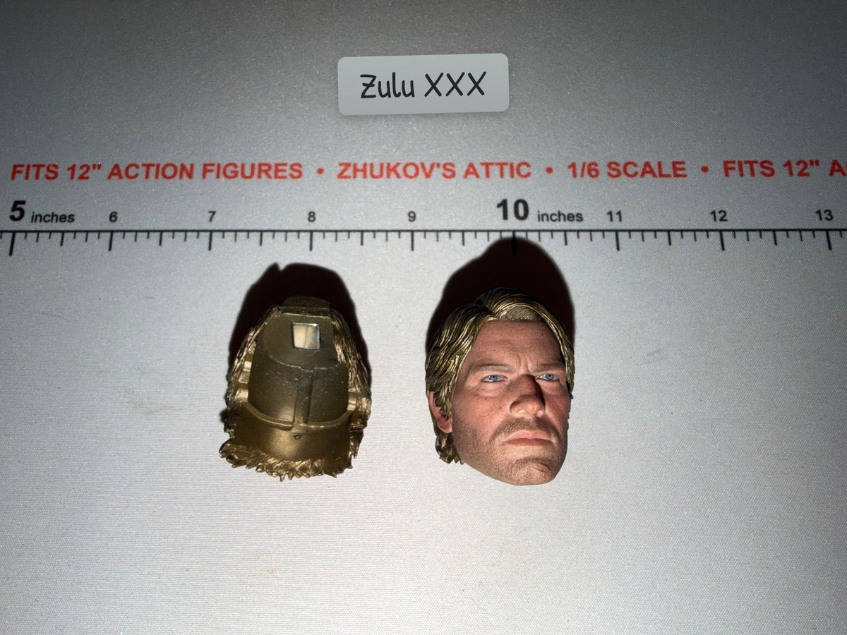 1/6 Scale Modern era Head Sculpt and Extra Hair Piece