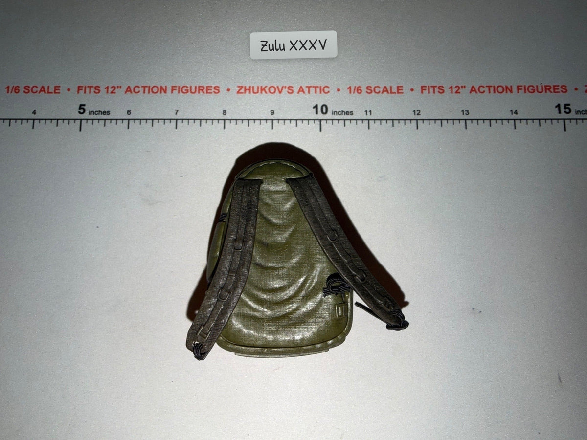 1/6 Scale Modern Green Tactical Backpack