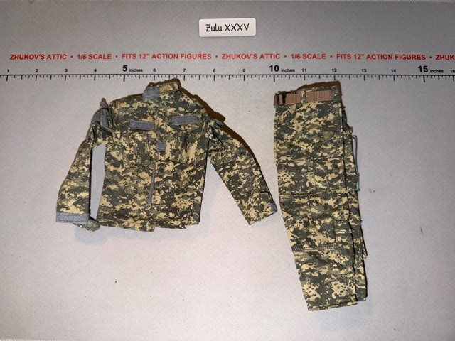 1/6 Scale Modern Era US Army ACU Camouflage BDU Uniform