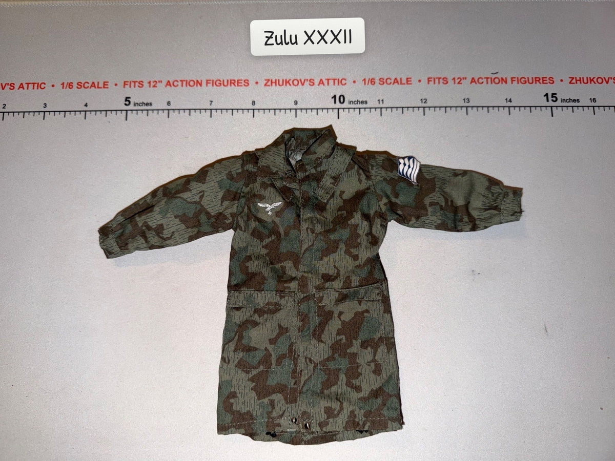 1/6 Scale WWII German Luftwaffe Splinter Camouflage Fallschirmjager Smock