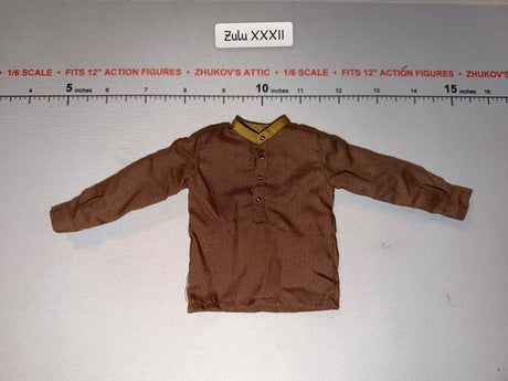 1/6 Scale WWII British Brown Service Shirt