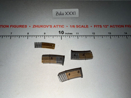 1/6 Scale Modern Era Rifle Magazine Lot