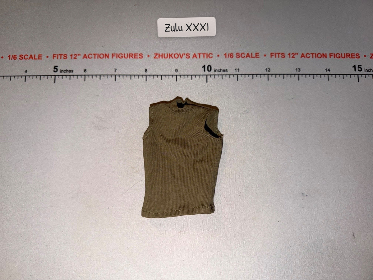 1/6 Scale WWII US Green Undershirt
