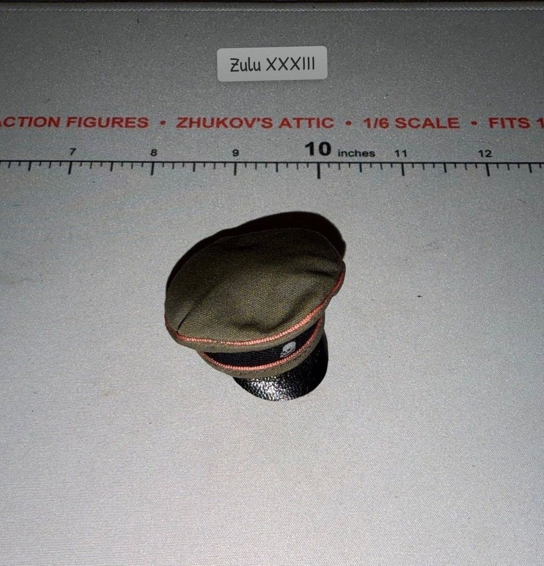 1/6 Scale WWII German Officer Visor Cap
