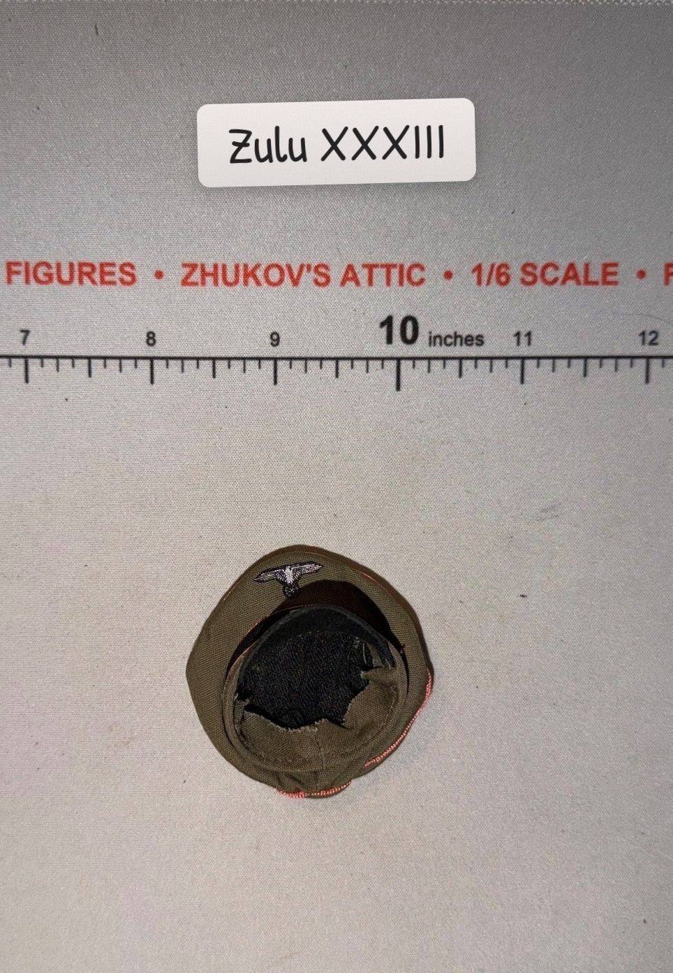 1/6 Scale WWII German Officer Visor Cap