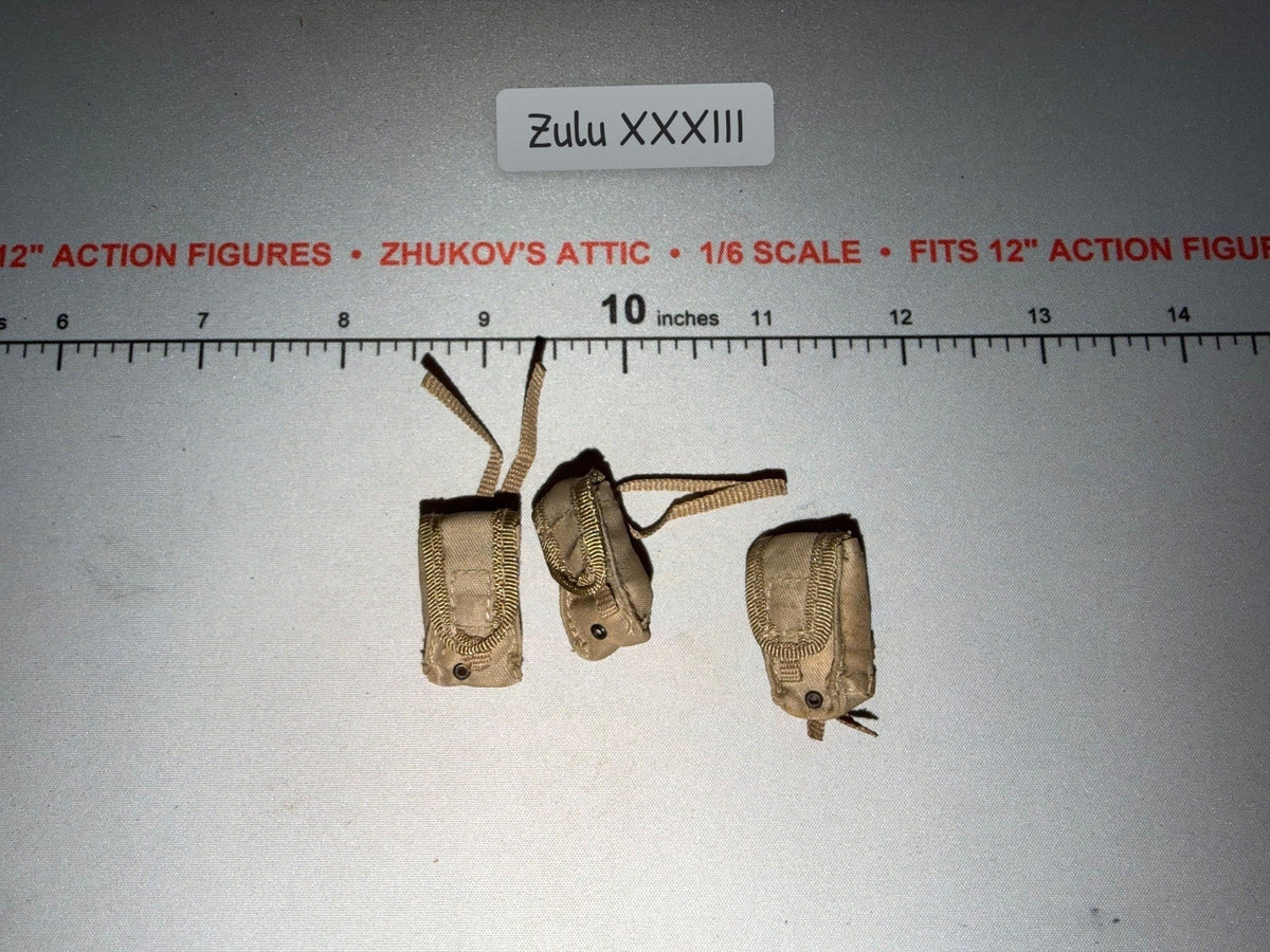 1/6 Scale Modern Era Ammunition Pouches Lot