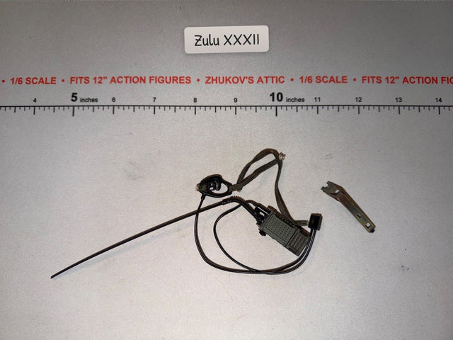 1/6 Scale Modern Russian Military Radio with Headset and Antenna