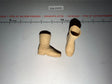 1/6 Scale Modern Era US Military Desert Combat Boots - GI Joe