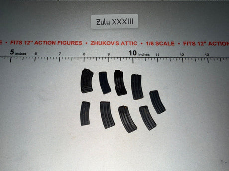 1/6 Scale Modern Rifle Magazine Lot