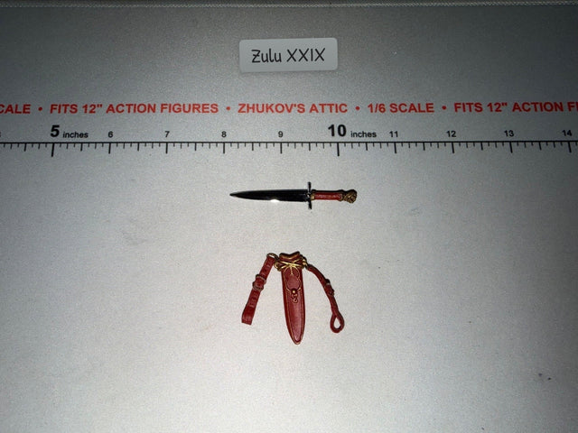1/6 Scale Medieval Fantasy Dagger and Sheath