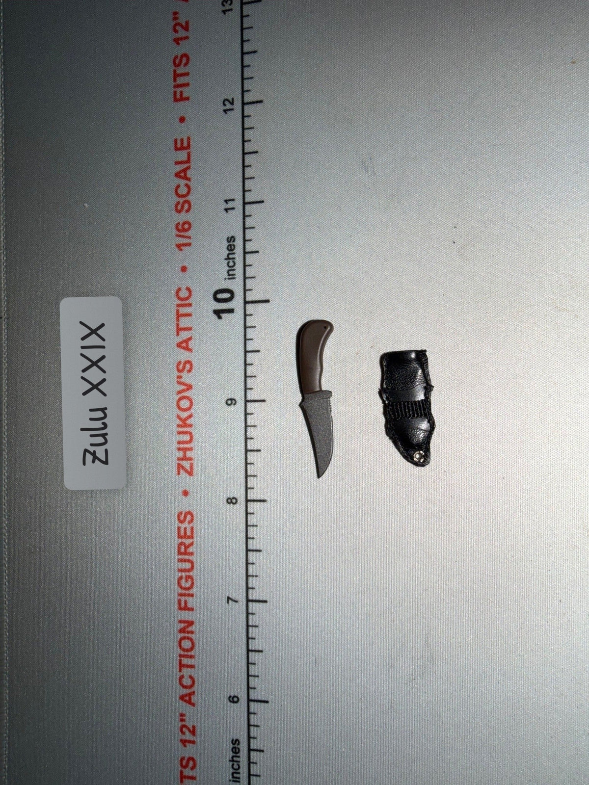 1/6 Scale Modern Era Hunting Knife and Sheath