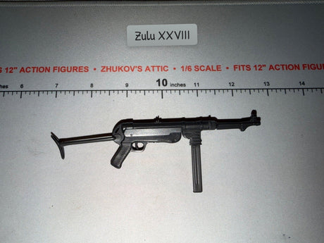 1/6 Scale WWII German MP-40 Submachine Gun with Folding Stock