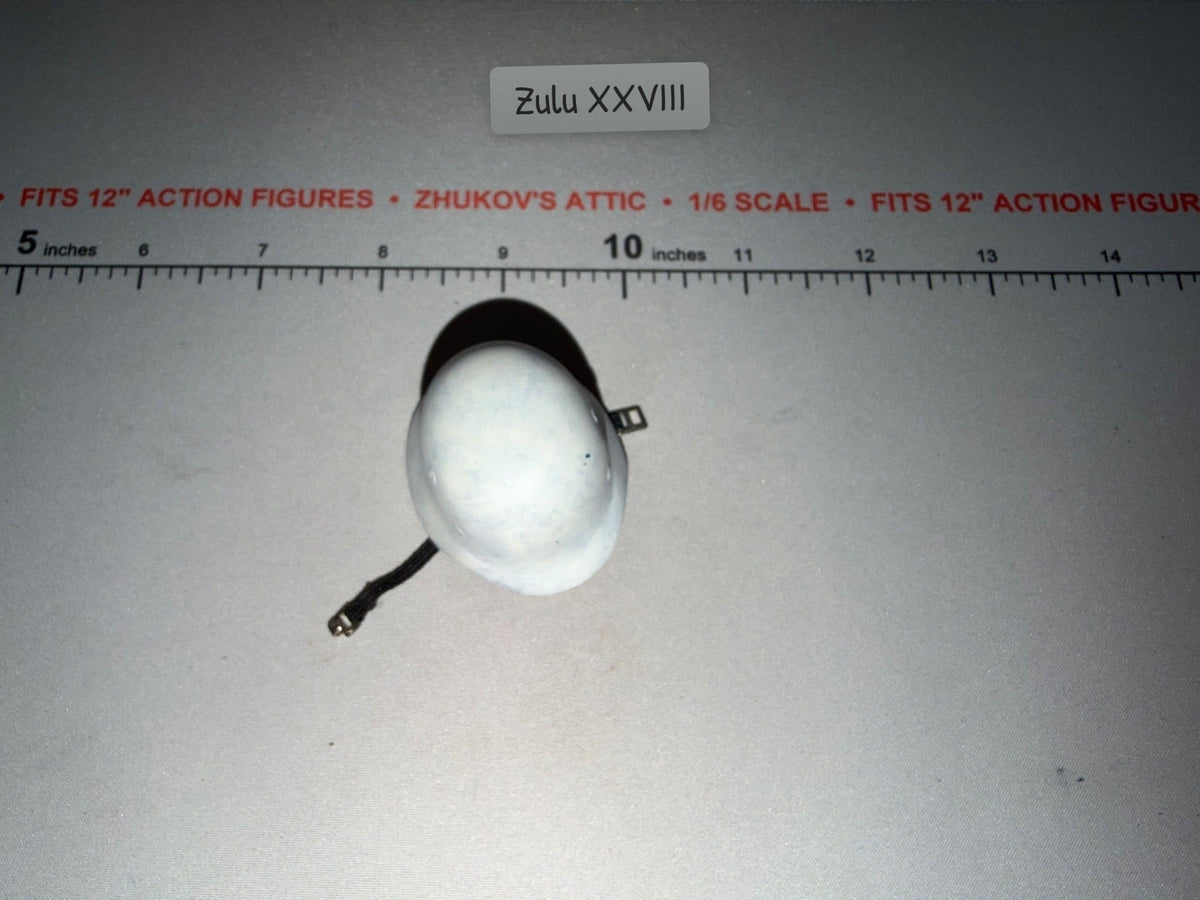 1/6 Scale WWII German White Wash Helmet
