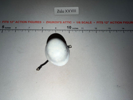 1/6 Scale WWII German White Wash Helmet