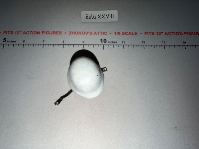 1/6 Scale WWII German White Wash Helmet