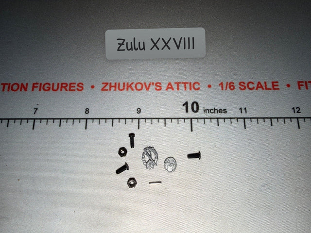 1/6 Scale WWII German Infantry Assault Badge and General Assault Badge Miniature Insignia Set