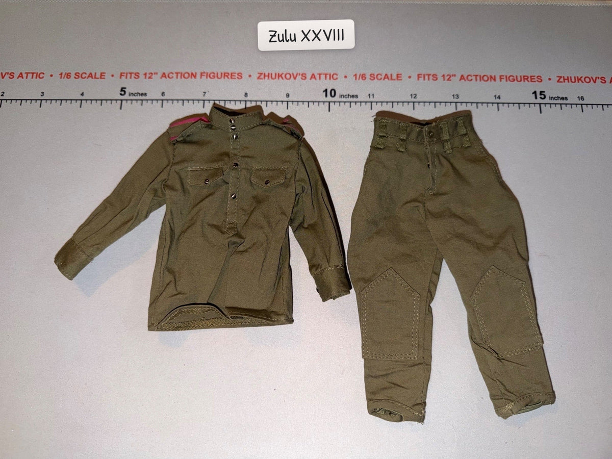 1/6 Scale WWII Soviet Russian Field Uniform Set