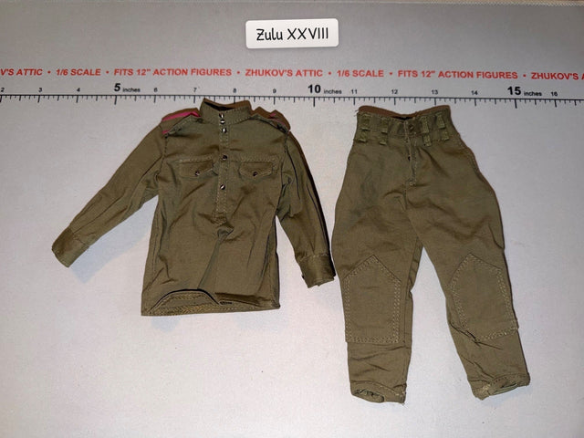 1/6 Scale WWII Soviet Russian Field Uniform Set