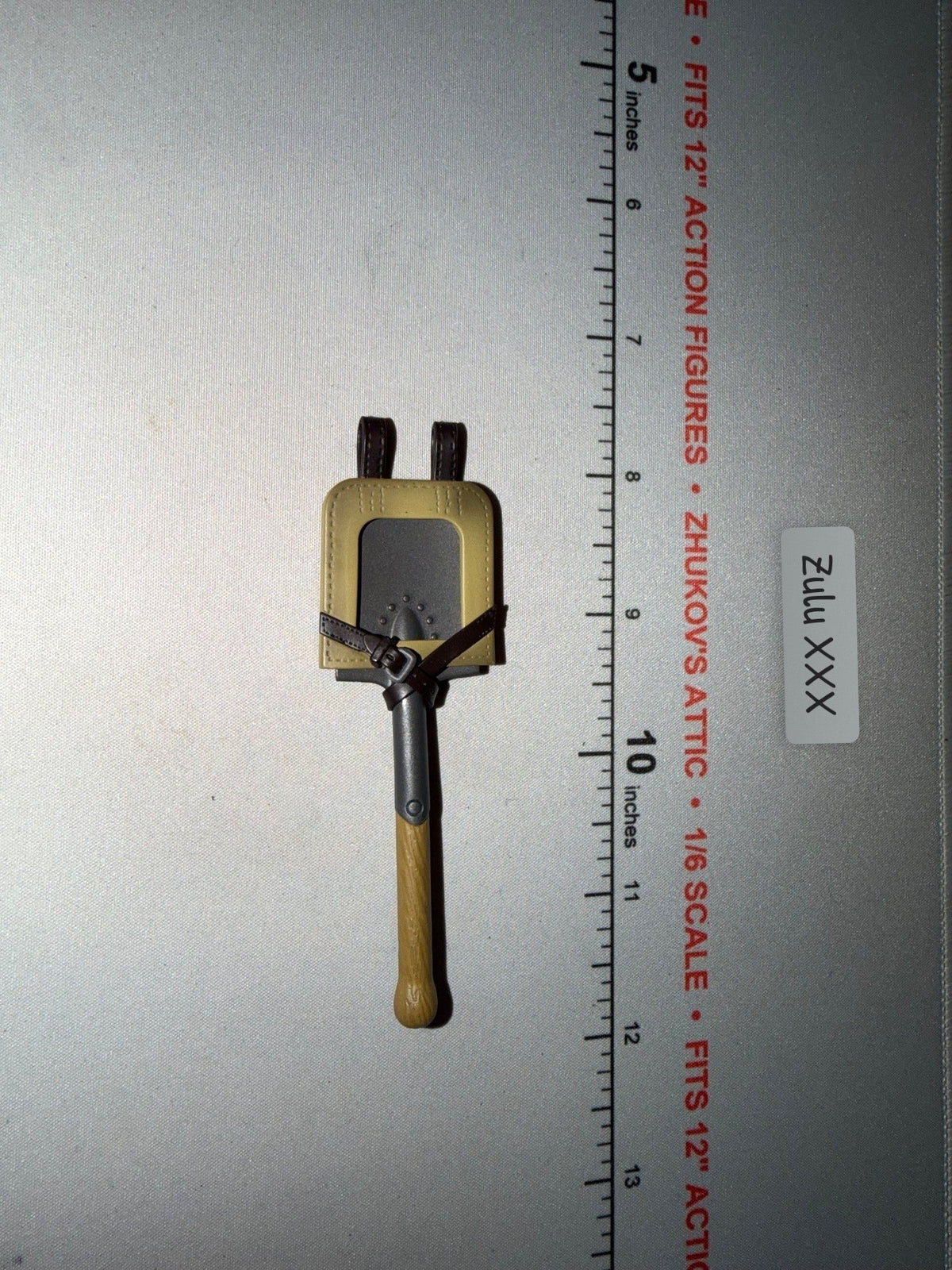 1/6 Scale WWII German Entrenching Tool with Carrier