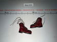 1/6 Scale WWII US Era Brown Lace-Up Combat Boots - Soldier Story