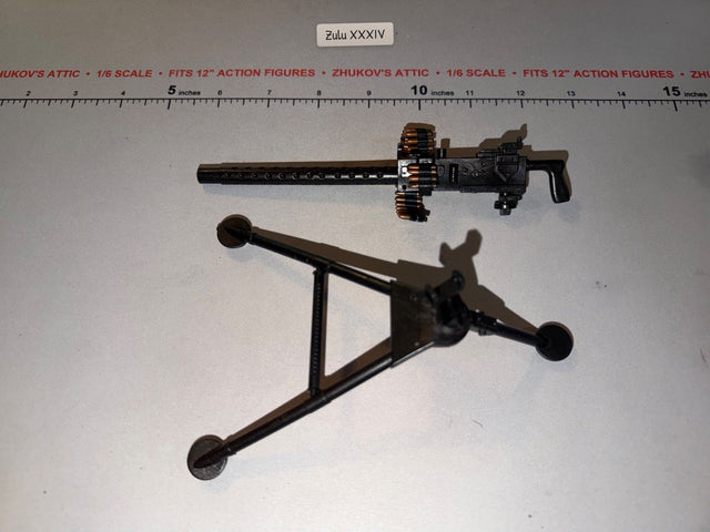 1/6 Scale SOTW WWII US Browning M1919 .30 Claiber Machine Gun with Tripod Mount
