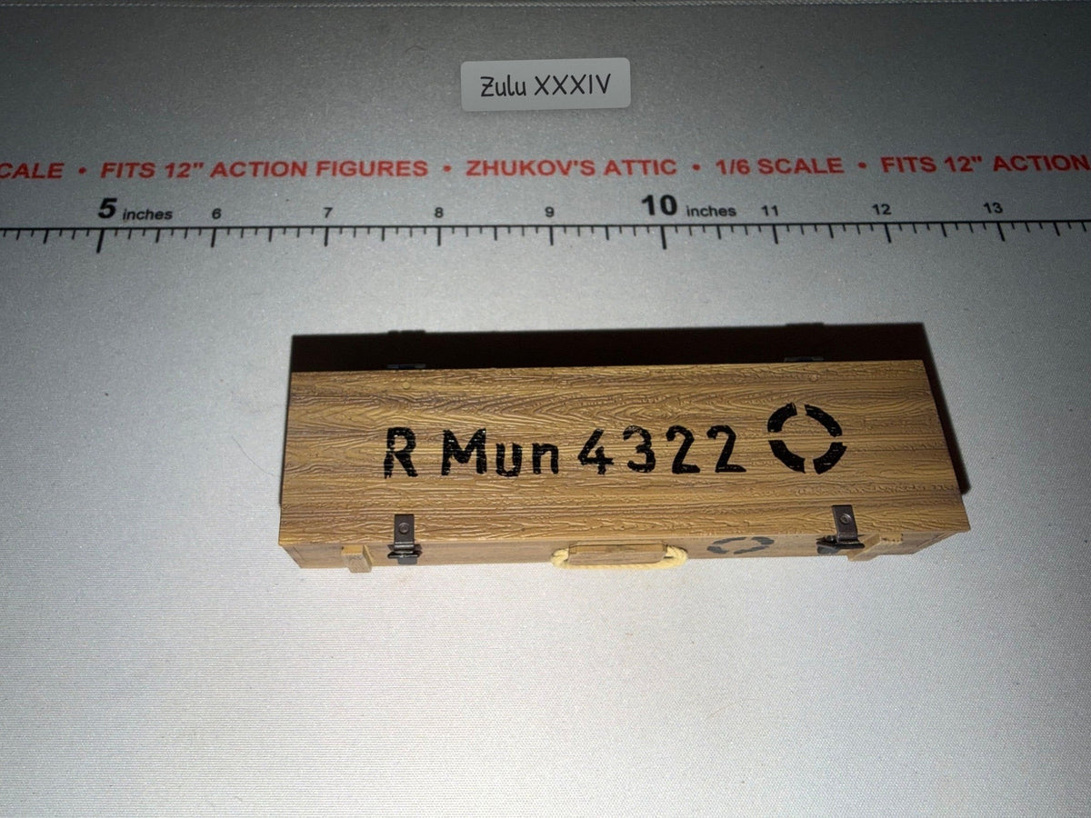 1/6 Scale WWII German Panzerschreck Rocket Ammunition Crate