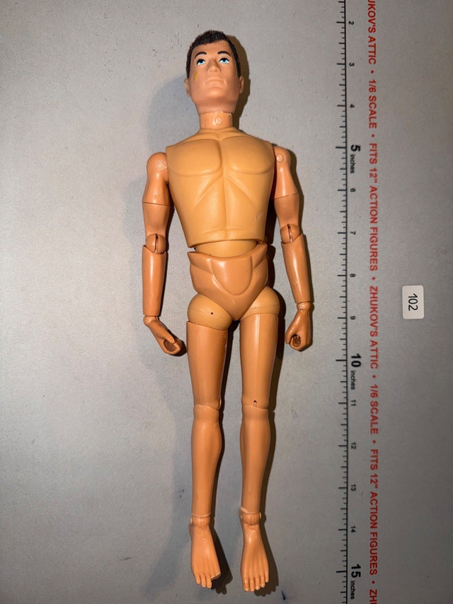 1/6 Scale GI Joe Vintage Remake Nude Male Action Figure Basic Body - Elite Brigade (Broken Toes)