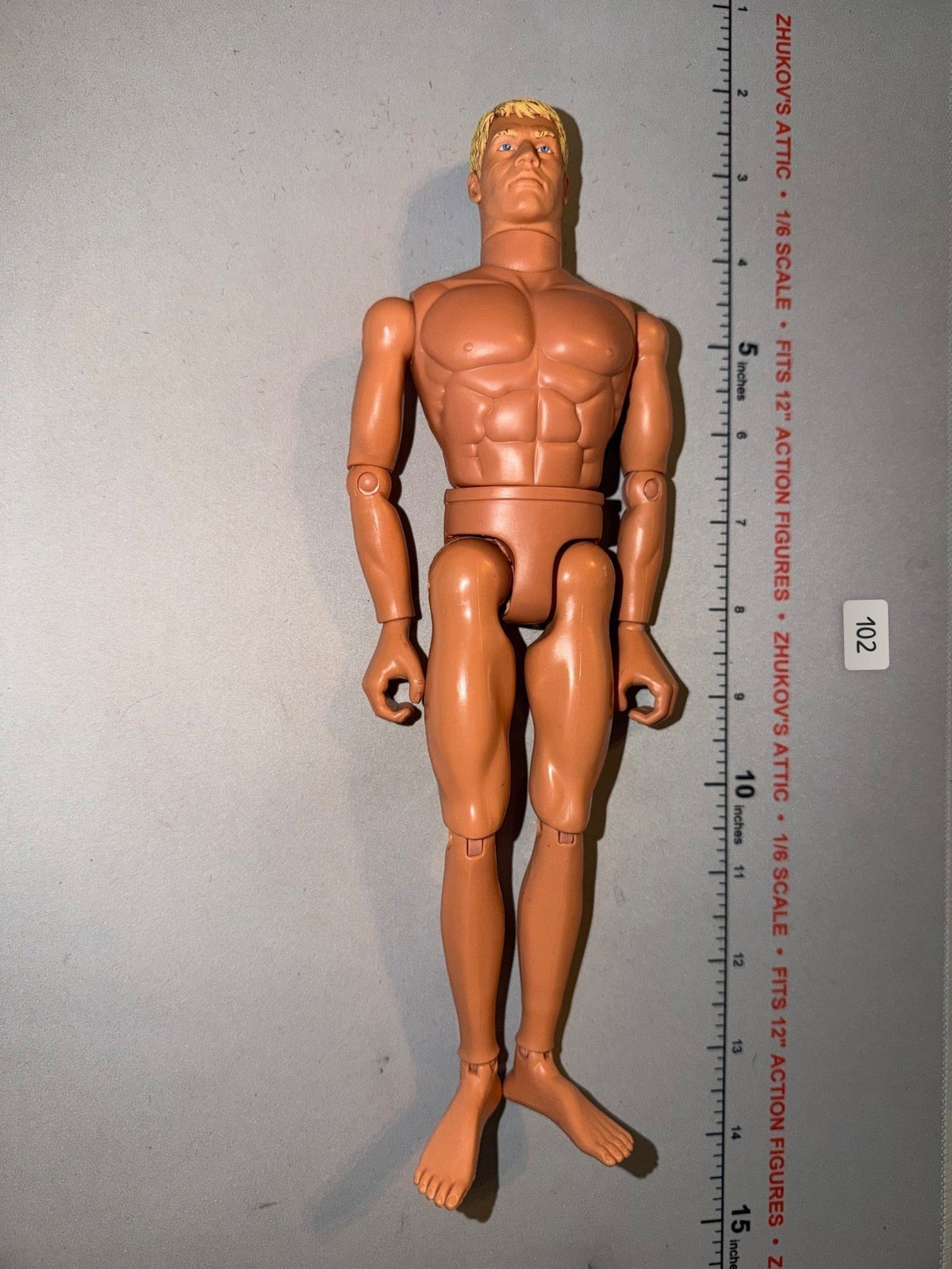 1/6 Scale Nude Male Action Figure Basic Body - GI Joe