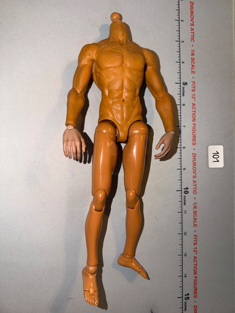 1/6 Scale Nude Male Action Muscular Figure Body