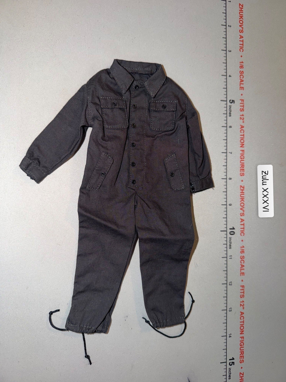 1/6 Scale WWII German Tanker Jumpsuit Coveralls