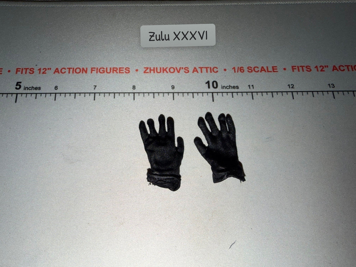 1/6 Scale Modern Era Black Gloves Set