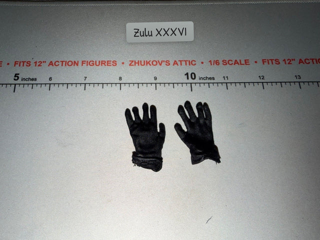 1/6 Scale Modern Era Black Gloves Set