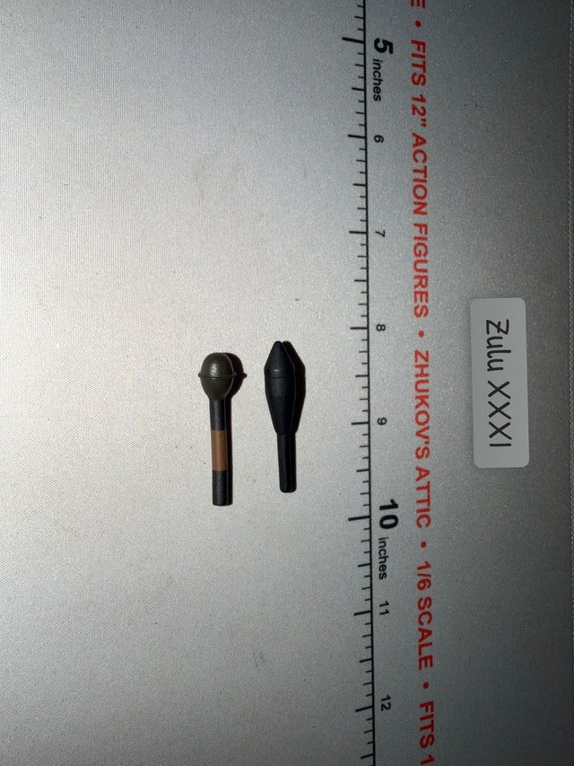 1/6 Scale WWII German Rifle Grenade Lot