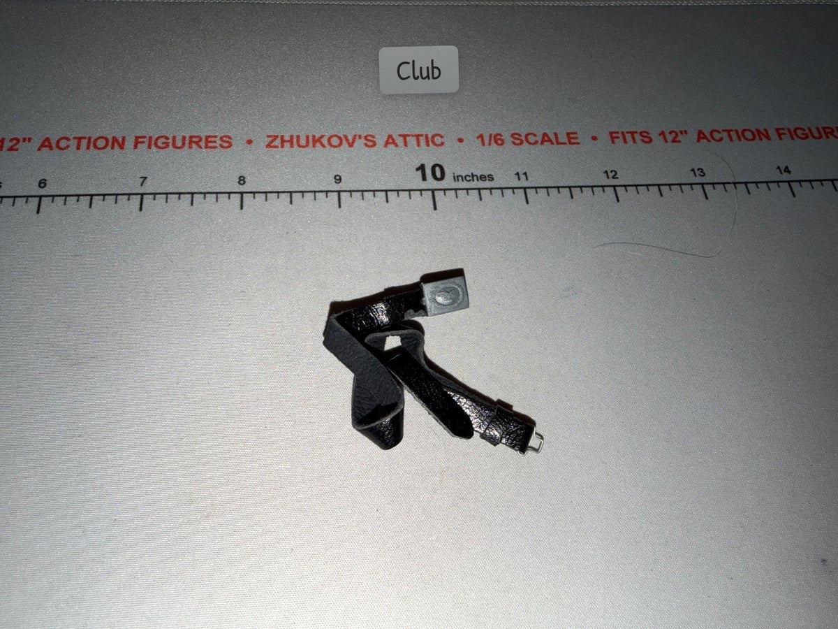1/6 Scale WWII German Belt with Buckle and Suspender Clips