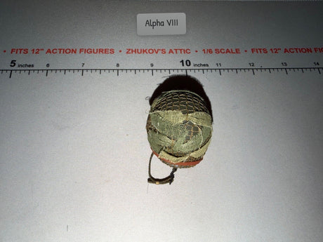 1/6 Scale WWII US M1 Paratrooper Helmet with Net