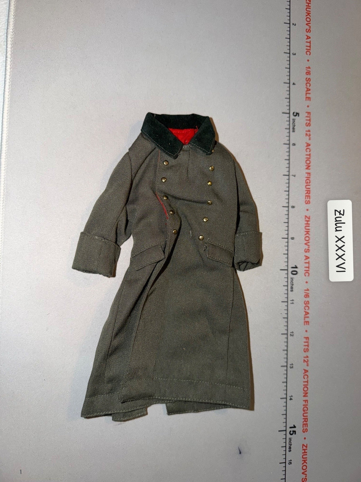 1/6 Scale WWII German Officer Military Great Coat