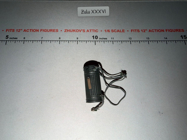 1/6 Scale WWII German Gas Mask Canister with Straps