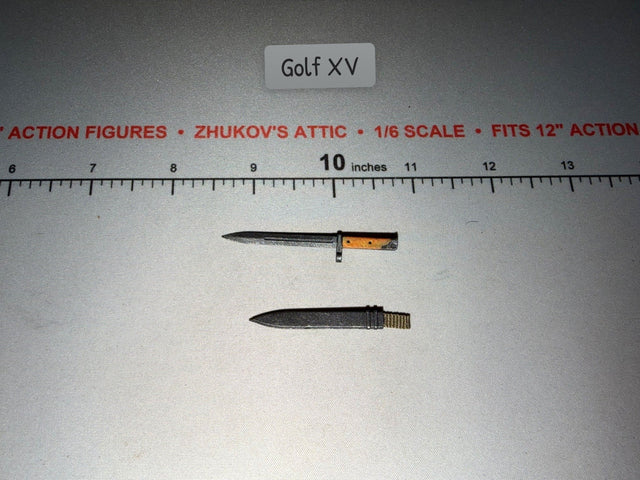1/6 Scale WWII Russian Bayonet with Scabbard