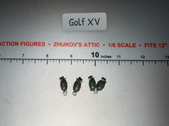 1/6 Scale WWII German Hand Grenade Set