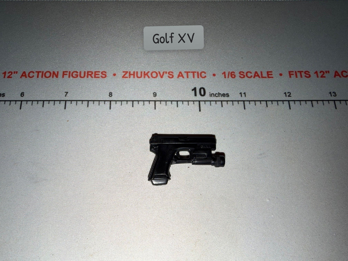 1/6 Scale Modern Era Pistol with Tactical Light