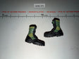 1/6 Scale Vietnam Jungle Boots Green and Black