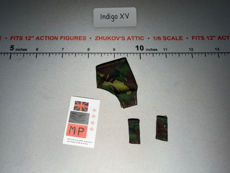 1/6 Scale Modern Era British DPM Military Police Armband and Rank Slide Set