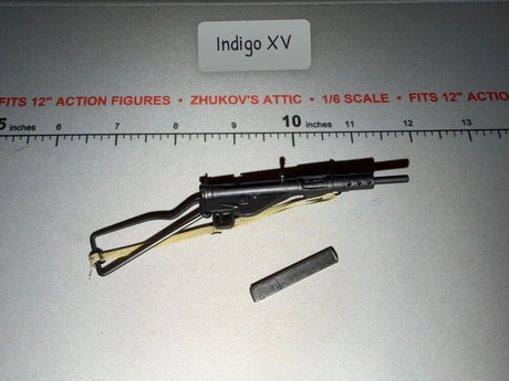 1/6 Scale WWII British Sten Submachine Gun with Sling and Magazine